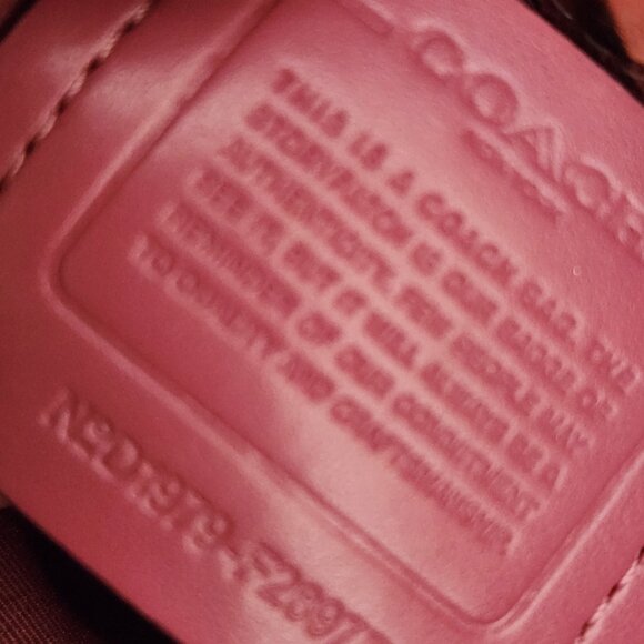 Like New Coach Sage Pink Leather Shoulder Bag Pure - Picture 15 of 15